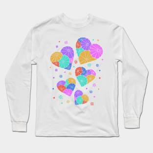 Flower Hearts Long Sleeve T-Shirt